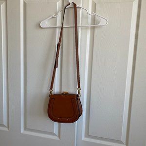 Brown crossbody purse
